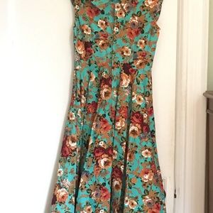 1950s style cocktail dress